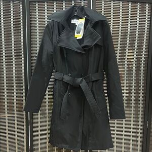 Calvin Klein Black Trench Coat